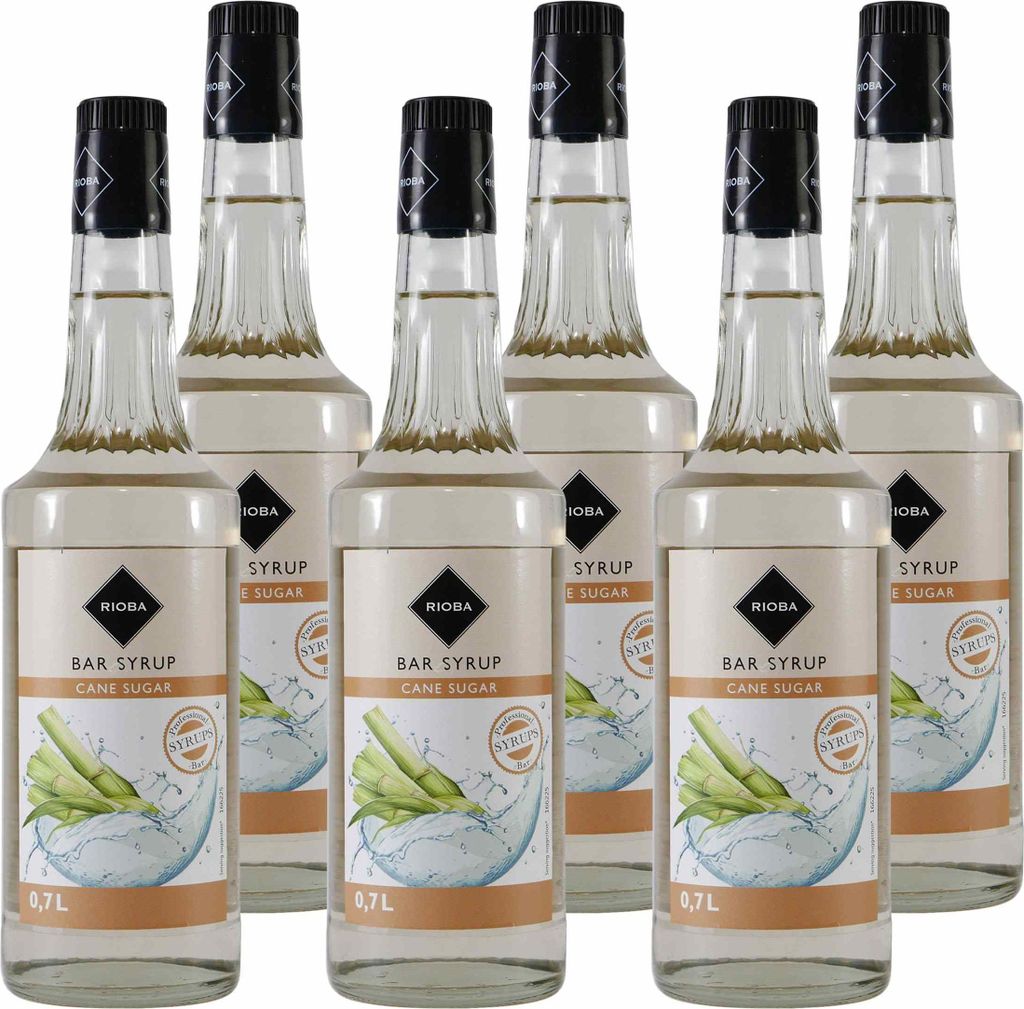 Rioba Cane Sugar (Rohrzucker) Syrup (6 x 0,7L)