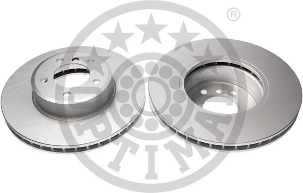 Stopper les Vibrations : 2 Disques Frein Avant OPTIMAL BS-7578HC BMW E60 E63