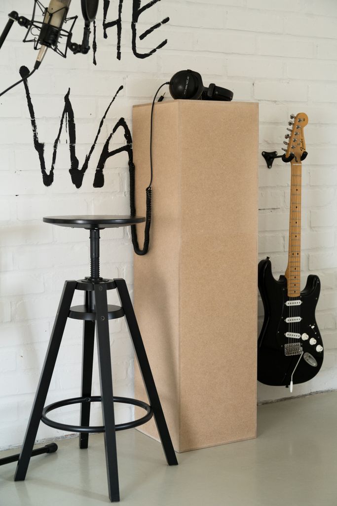 Dekosäule Unlackiertes MDF - Blumensäule für Wohnzimmer - Produktbild 3