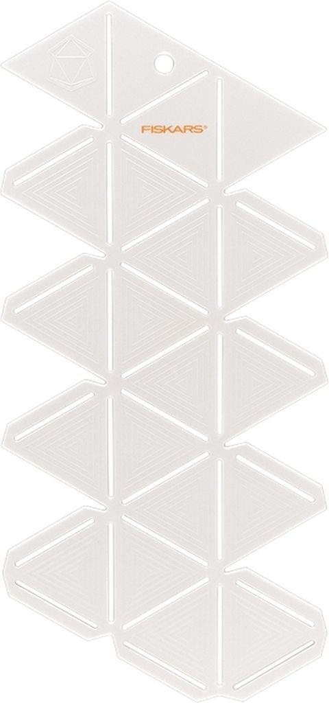Fiskars 1059566, Silhouetten-Schablone, Erwachsene & Kinder, Weiß, Junge/Mädchen, Kunststoff, Hängetasche