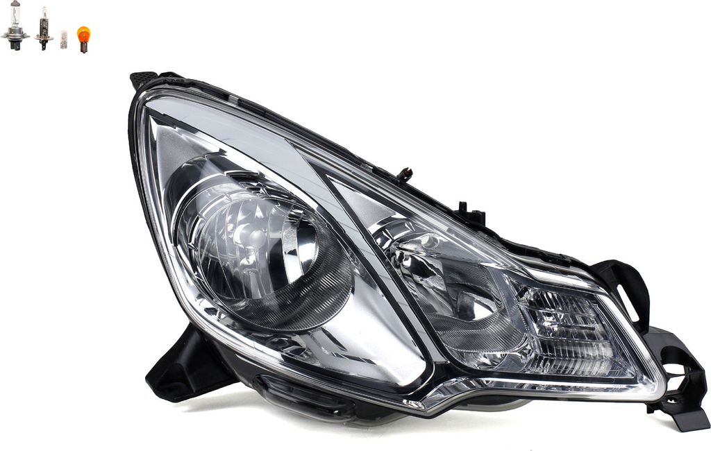 Johns, Scheinwerfer Halogen Front passend für Citroen C3 DS3 11/09- Rechts Leuchtmittel 967381438002 00006206S7 6206S7 1606930080 6206Q5
