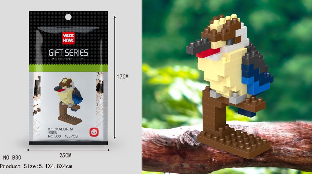 Jägerlieste Figur Bausteine Modell LNO Micro-Bricks