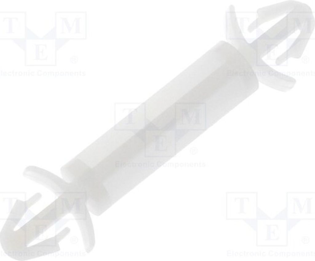 10x t L: 15mm Schnappschloss / Schnappschloss Kuntoff-Montagestifte