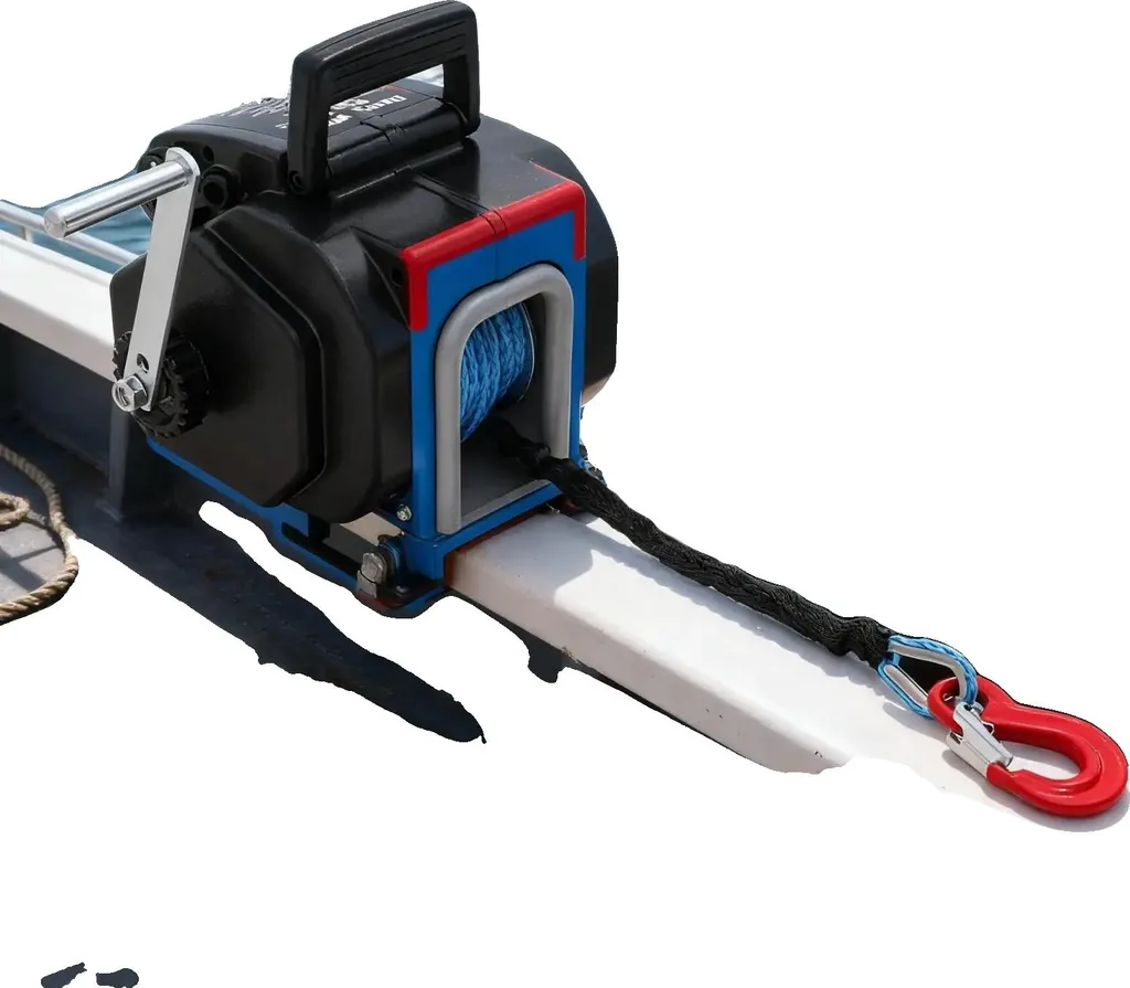 Treuil de bateau électrique 12V 2950kg 400W 465:1 pour remorque nautique