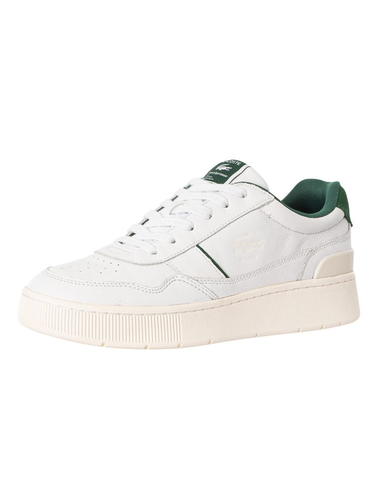 Lacoste Aceclip PRM 124 1 SMA-Ledertrainer, Weiß 42 EU