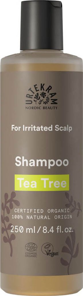 Urtekram Shampoo tea tree (250 ml) Productafbeelding 