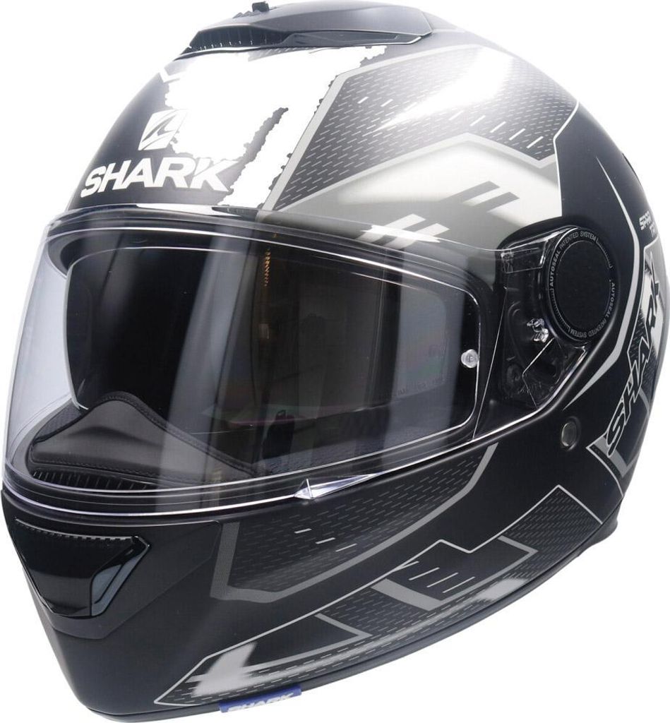 SHARK SPARTAN 1.2 ANTHEON Integralhelm matt schwarz-weiss XXL