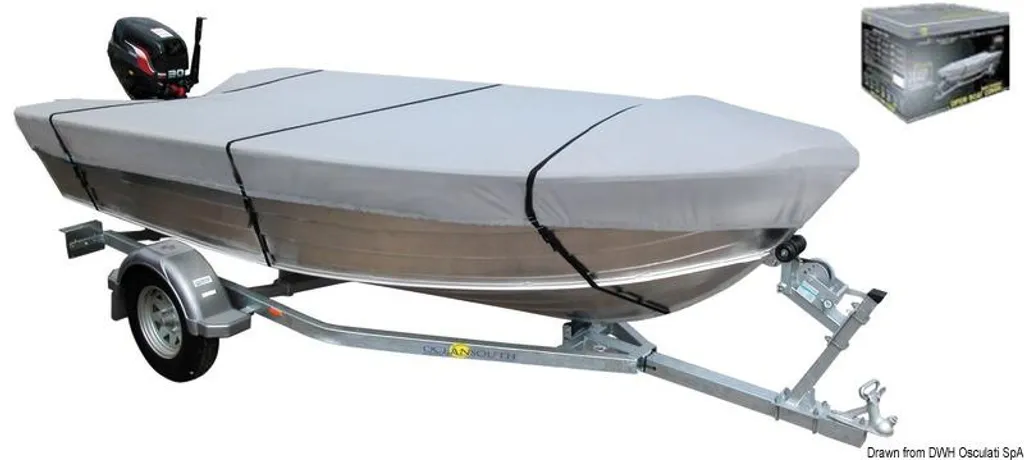 Protection bateau ouvert 410 cm à 430 cm idéale pour remorque et port
