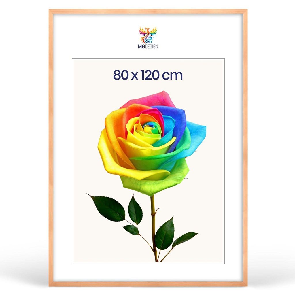 MG Design Bilderrahmen Natur 80x120 cm - Posterrahmen Produktbild 