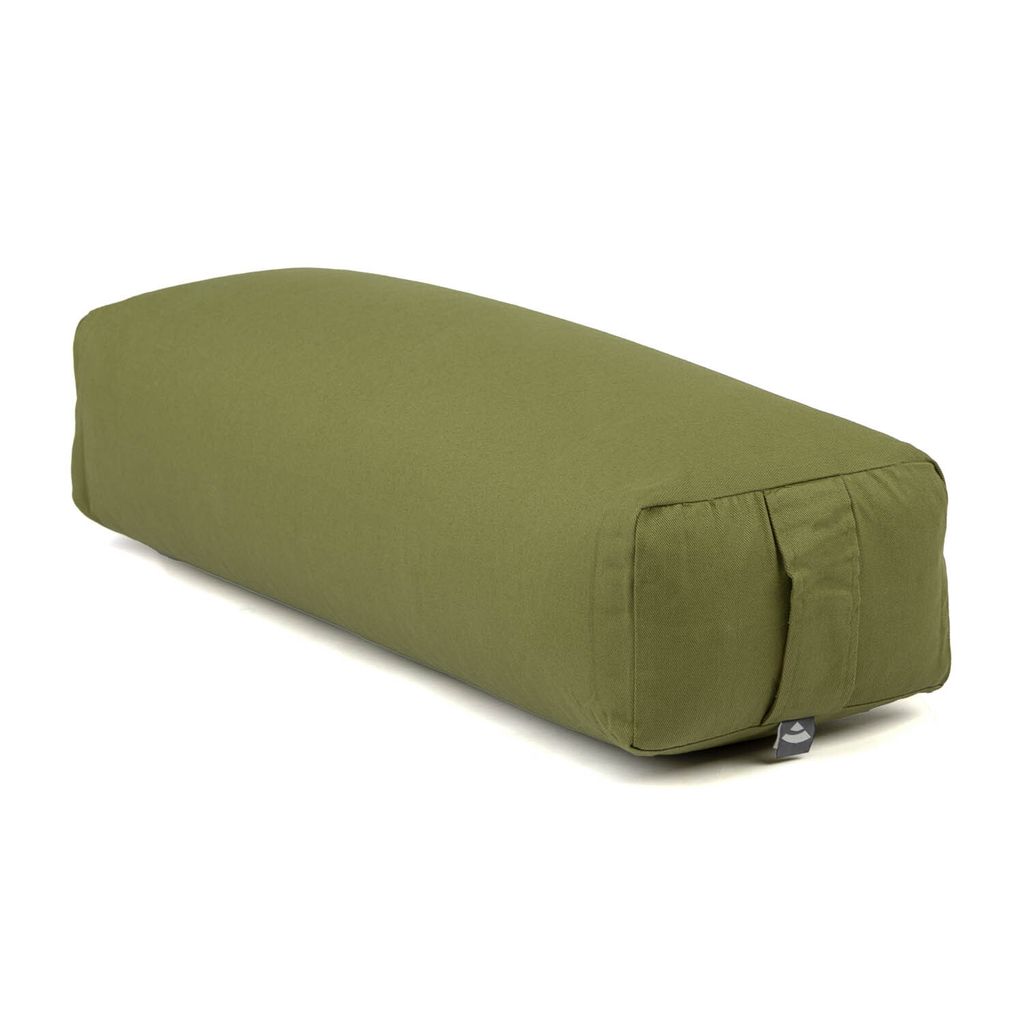 Yoga-Bolster SALAMBA ECO | Füllung: Dinkel loden green