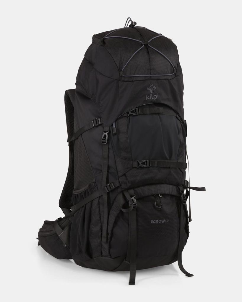 Wanderrucksack 45 L Kilpi ECROW 45-U, SCHWARZ, Größe UNI