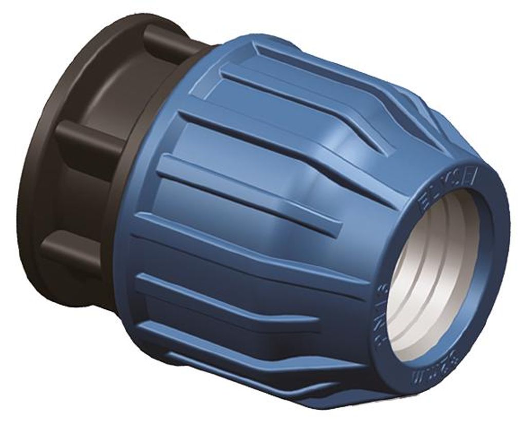 PP koncovka 16 mm pre vodovodné potrubia PE PN16 BAR Obrázok produktu 