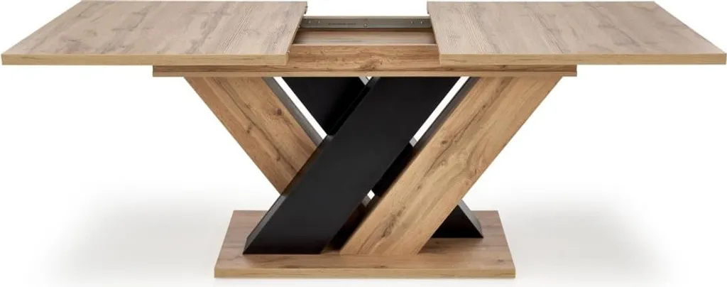 Table d'appoint pliante Brandon rectangulaire pour réception et buffet - 4