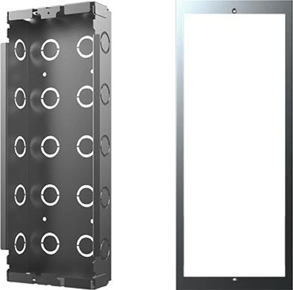 Cadre aluminium Fanvil EX103 noir ultra résistant pour modèles i66 i67