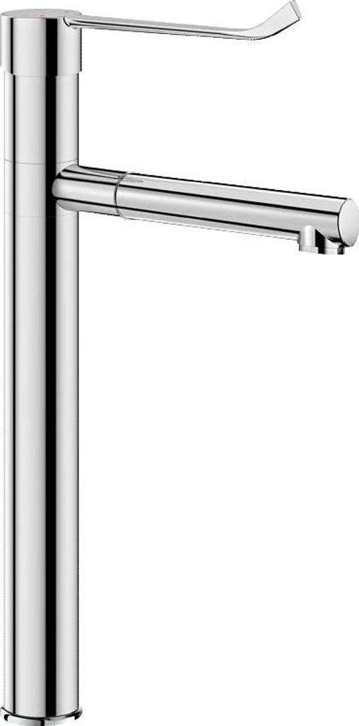 Delabie EHM mit Schwenkauslauf BIOCLIP H.320 L.185 + 2 Edelstahlausl.