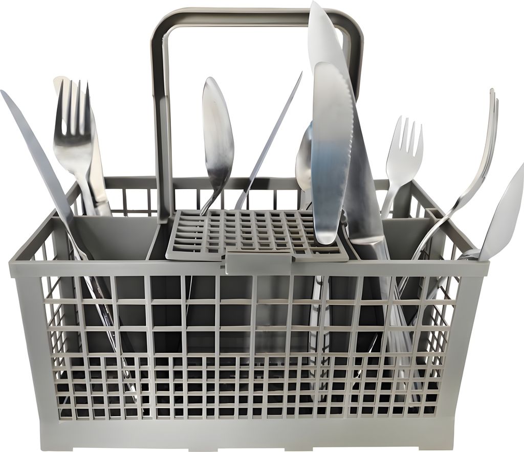 Besteckkorb Geschirrspüler geeignet für Bosch, Siemens, Whirlpool, Indesit, Bauknecht, Miele, LG, Samsung, Haier, Beko 24 x 13,5 x 24cm - 7 Fäch...