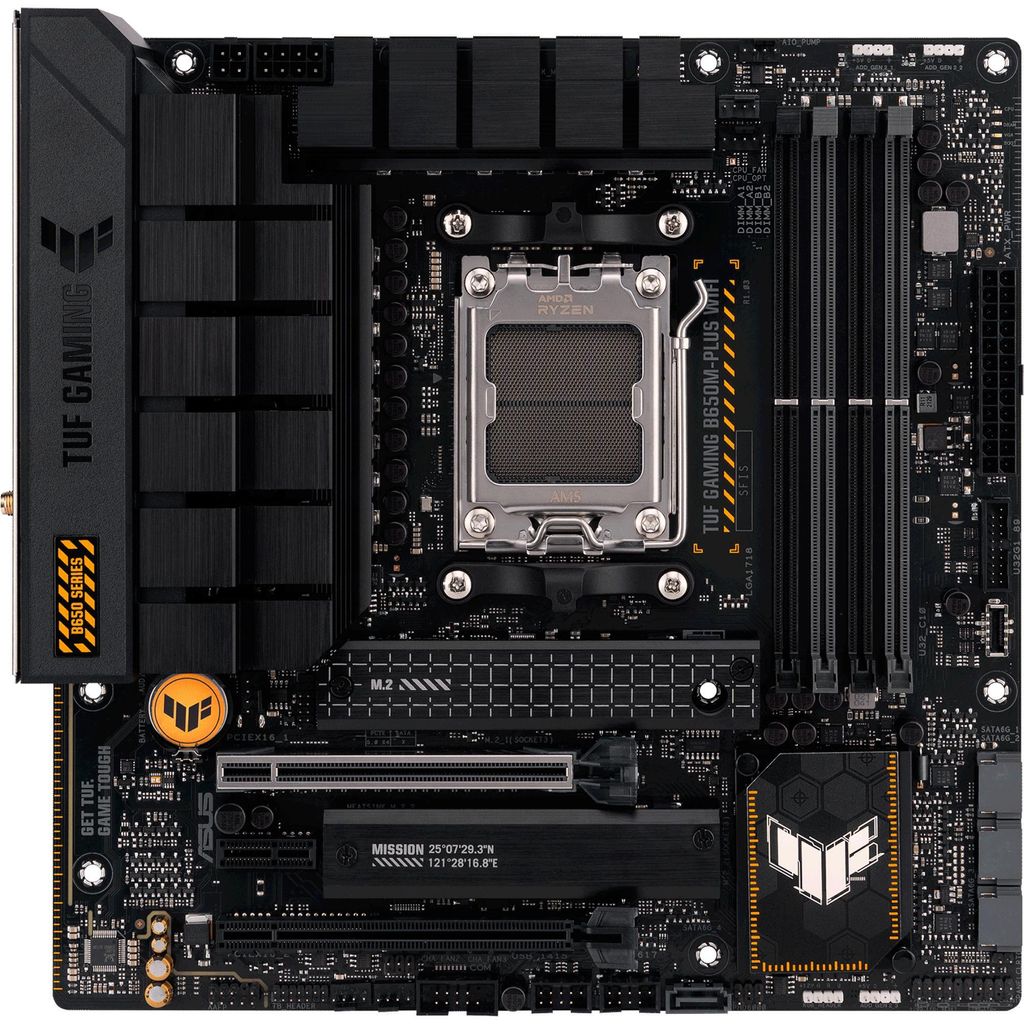ASUS TUF GAMING B650M-PLUS WIFI AMD B650 Sockel AM5 micro Obrázok produktu 