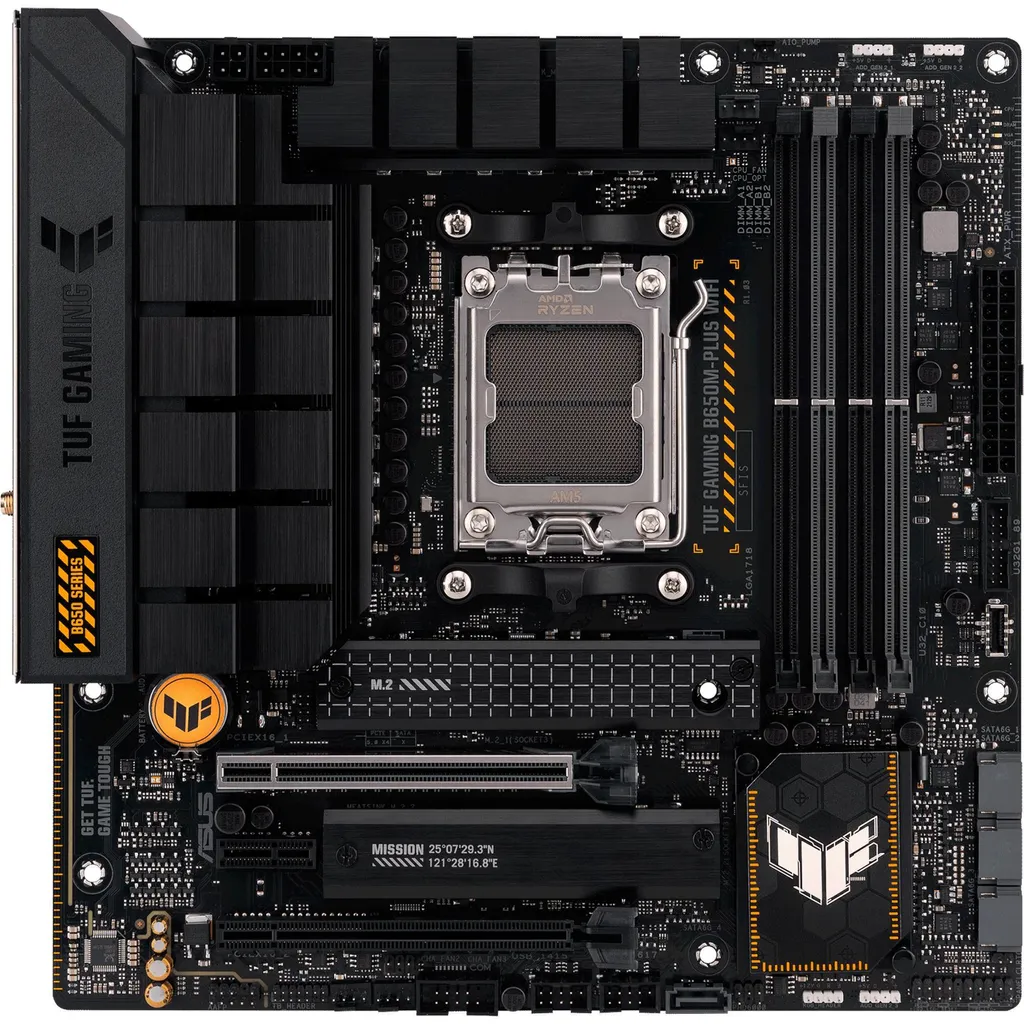 ASUS TUF GAMING B650M-PLUS WIFI Carte Mère AM5 B650 Micro ATX DDR5