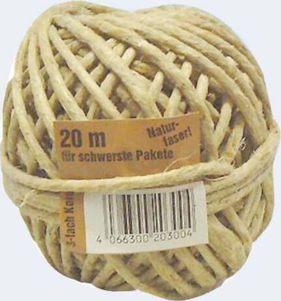 Wihedü 213026 Bindfaden/Kordel - extrastark, bis 25 kg, 20m