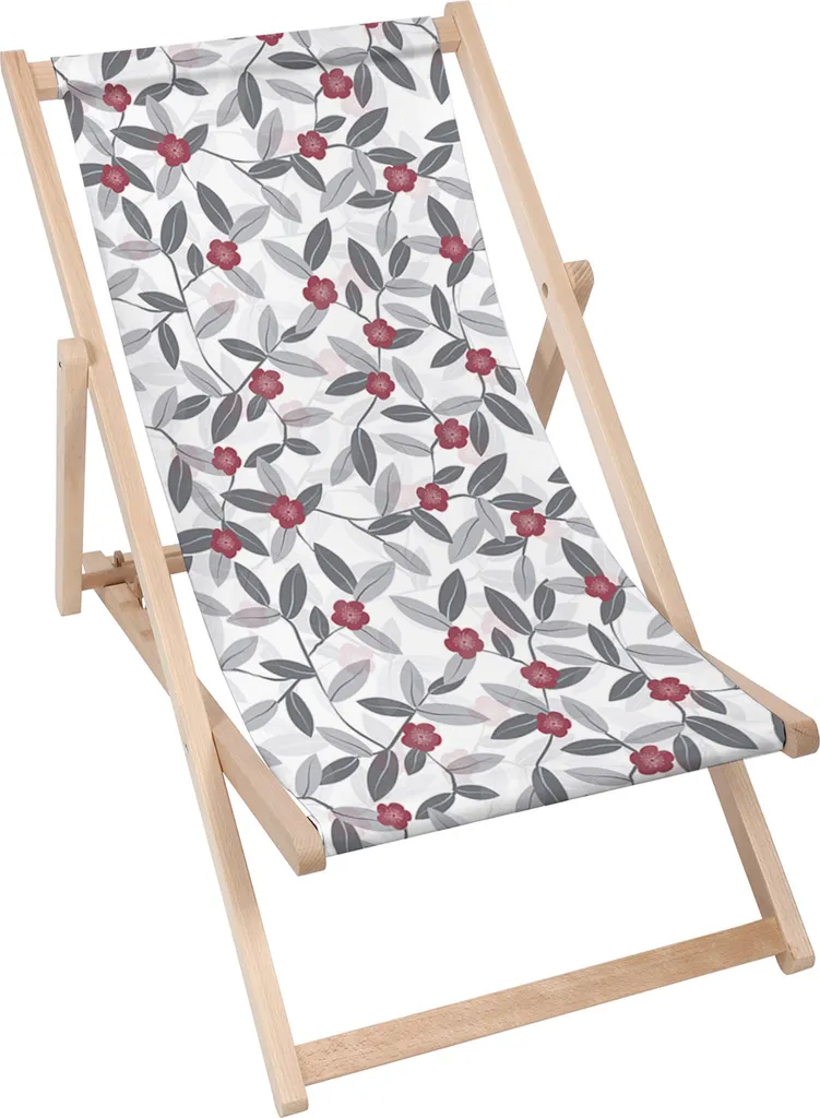 Lettino Dreamroots Pieghevole in Faggio: Sdraio Design fino a 130kg