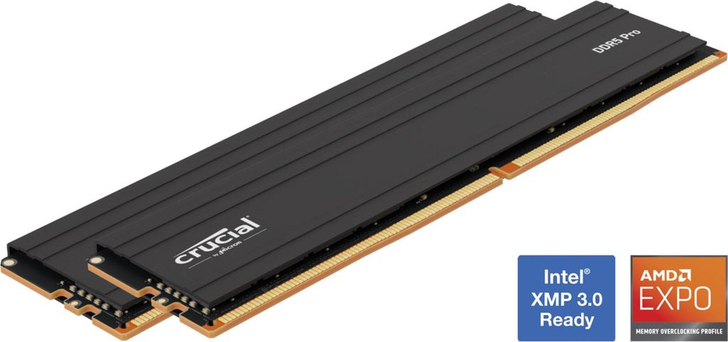 Crucial DIMM 32 GB DDR5-6000 (2x), Arbeitsspeicher Produktbild 