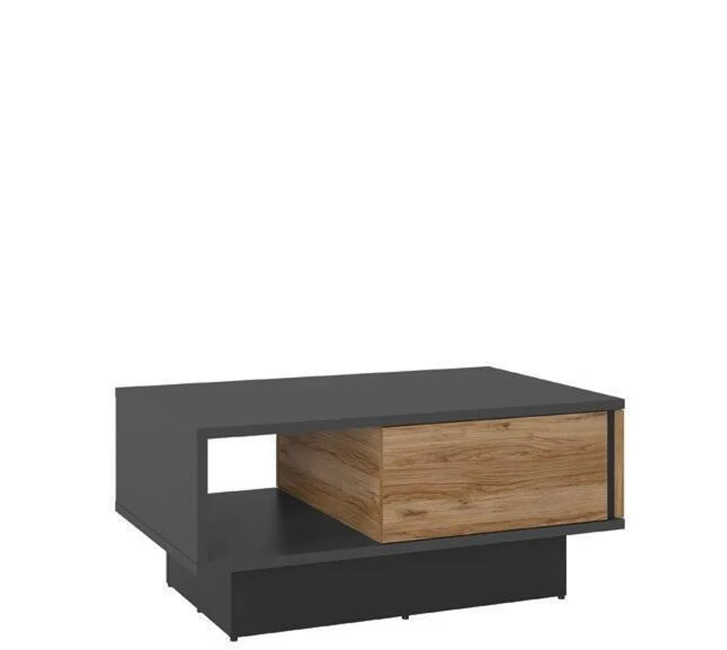 Banc de salon Salinas avec tiroir intégré : meuble de rangement élégant