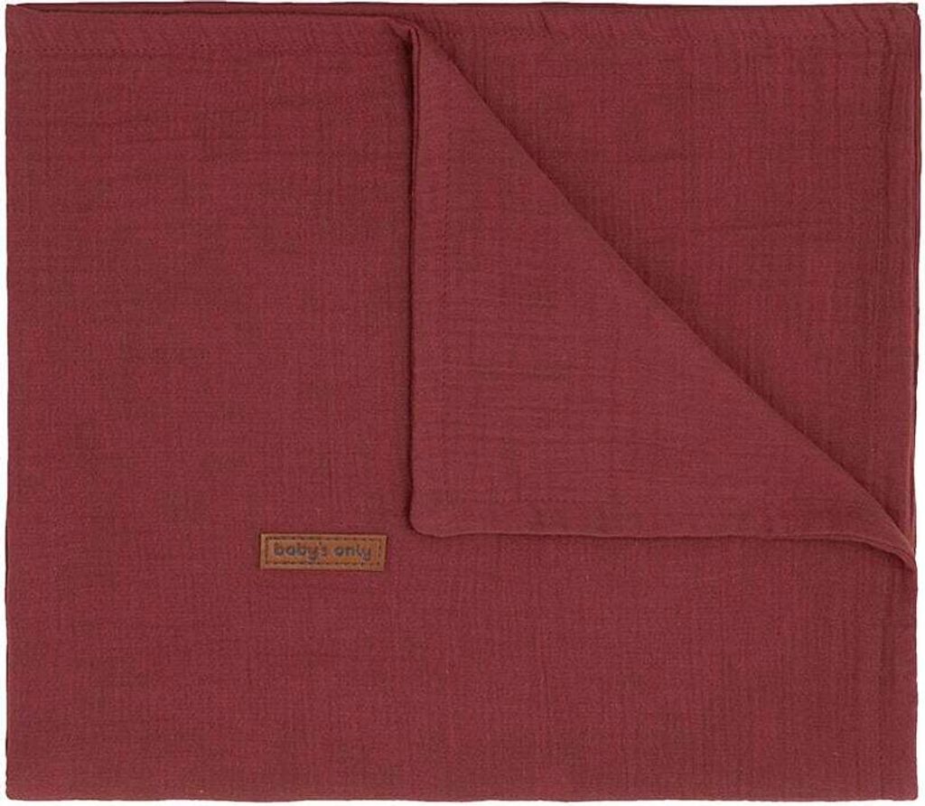 Baby's Only Gitterbettdecke Breeze - Stone Red - 100x135 cm