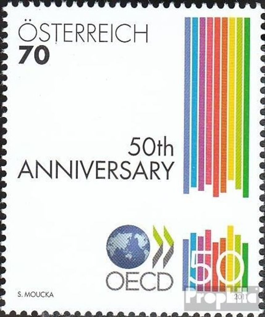 Briefmarken Österreich 2011 Mi 2946 (kompl.Ausg.) postfrisch OECD