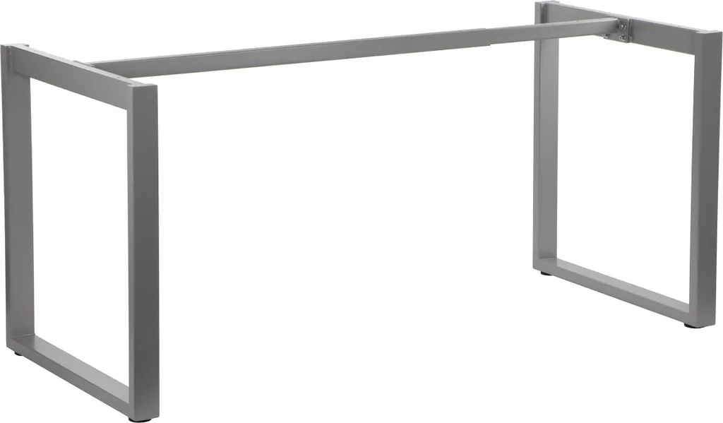 Support de bureau réglable en longueur métal gris 120-180cm pour table