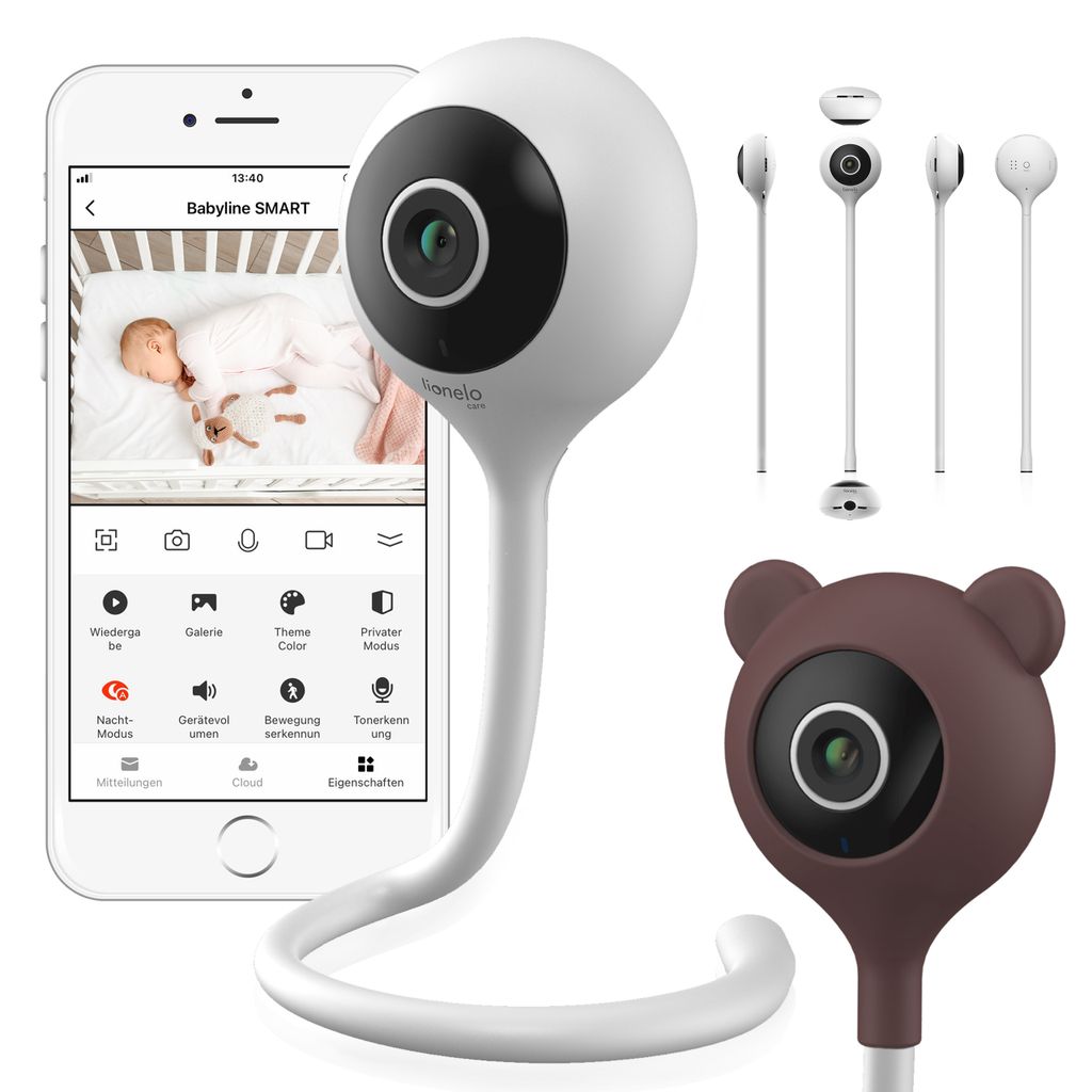 LIONELO Babyphone Babyline Smart Camera Moniteur Wi-Fi, Image du produit 