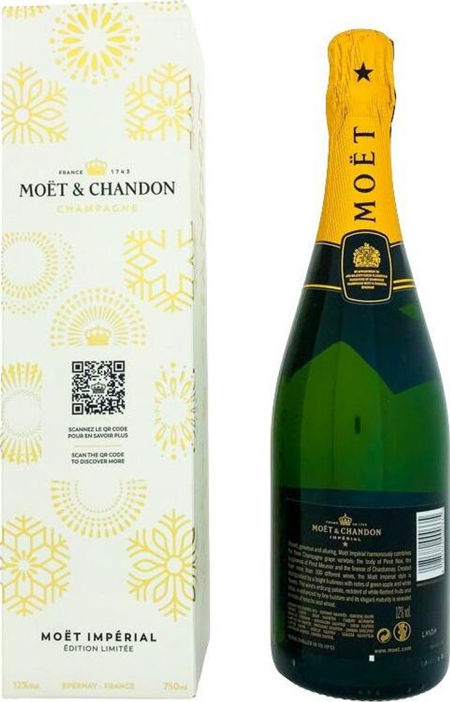 Moet & Chandon Brut Frozen Edition + Box 750ml 12% Vol. Produktbild 5