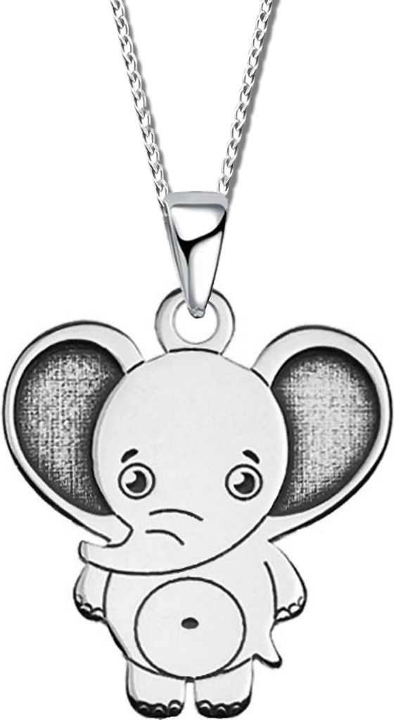 Mädchen Jungen Halskette echt 925 Sterlingsilber Kette mit Produktbild 