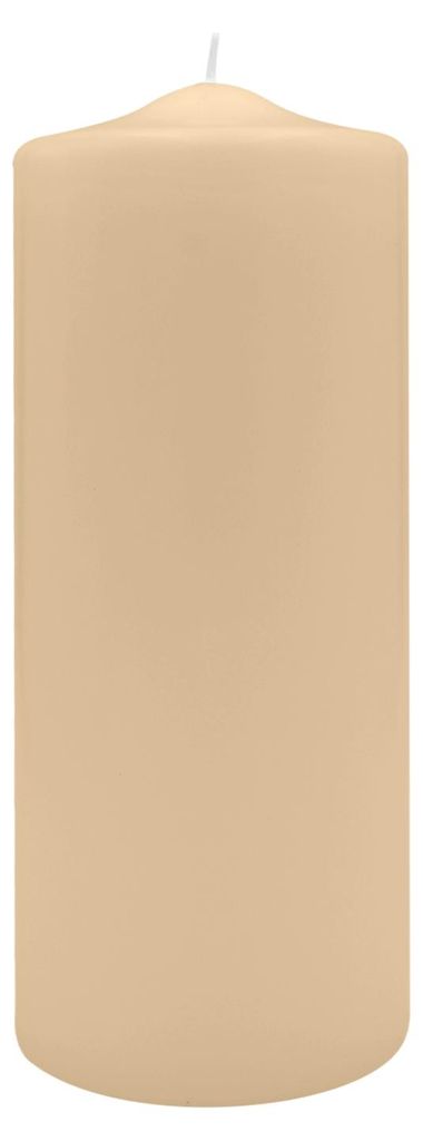 Spitzkopf Stumpen Kerzen Pinie 25 x Ø 9 cm, 6 Stück