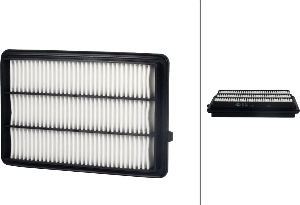 Filtre à air HELLA 260 x 171 mm à haute efficacité de filtration