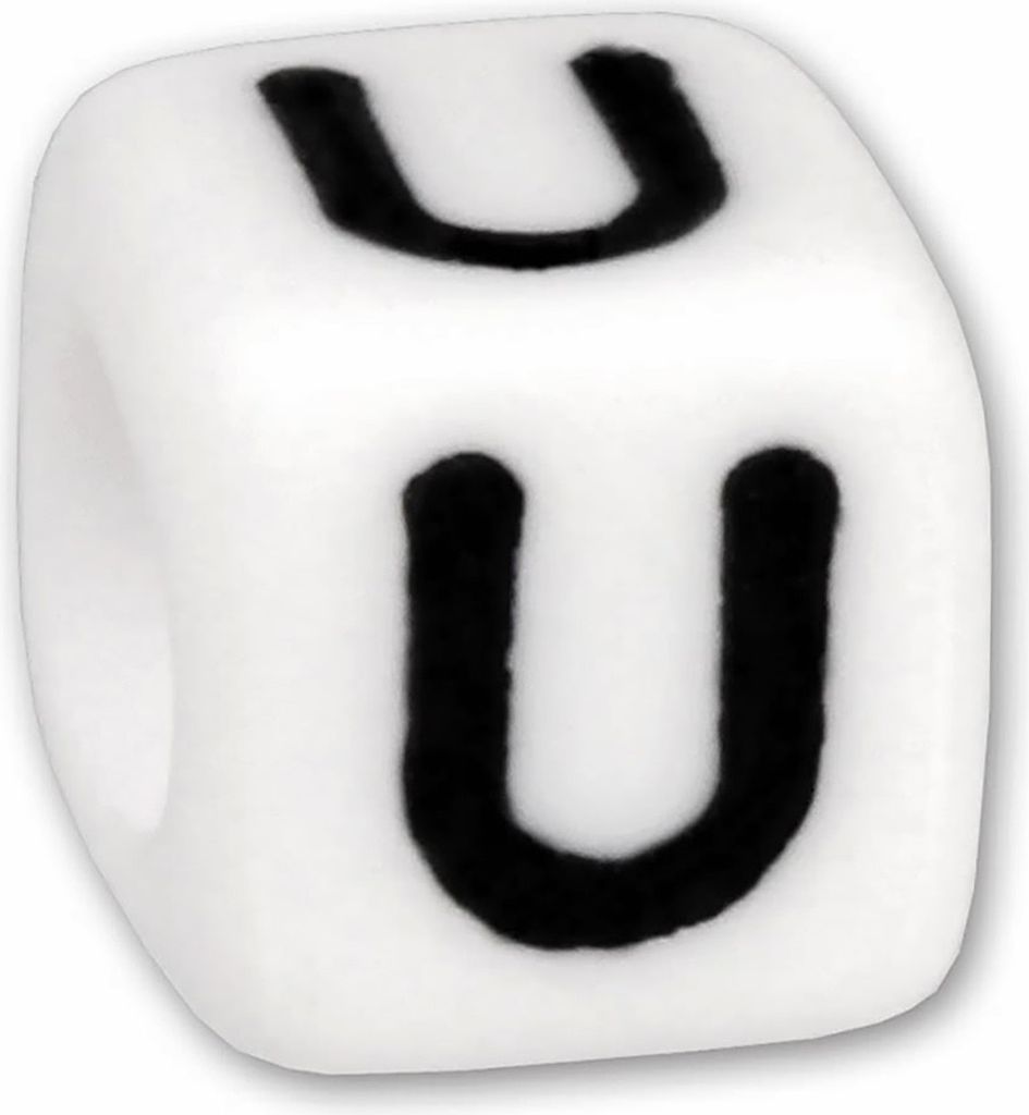 Bead Buchstabe U Beads für Armband KSPPWU