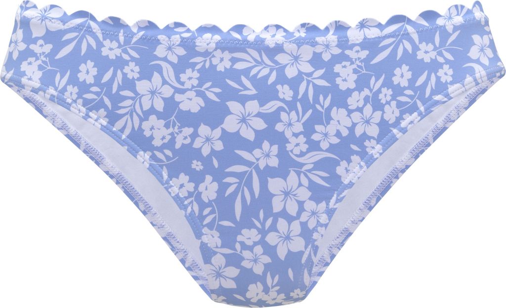 VIVANCE Bikini-Hose himmelblau-weiß Größe 42