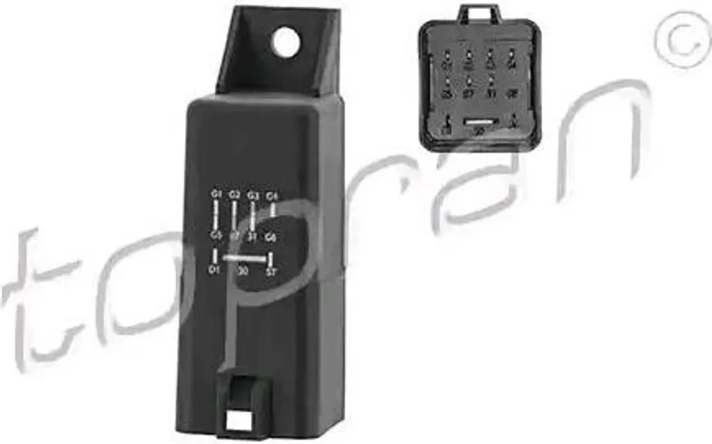 Relais préchauffage 12V haute fiabilité Crafter TOPRAN OE 07Z907281