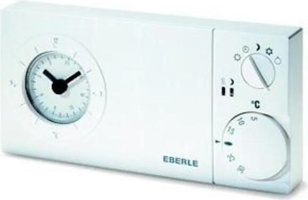 Thermostat Horloge Programmable Eberle Easy 3 SW pour Chauffage Pro