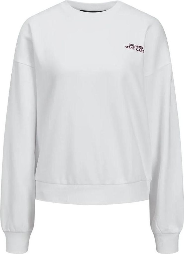 Jack & Jones Carol Rlx Short Sweatshirt Weiß M Damen Weiß M