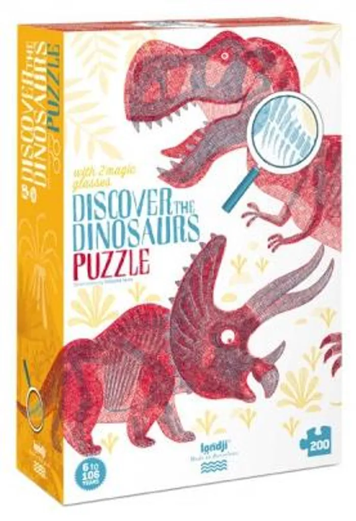 Puzzle dinosaures Londji - À la découverte des dinosaures 36 pièces