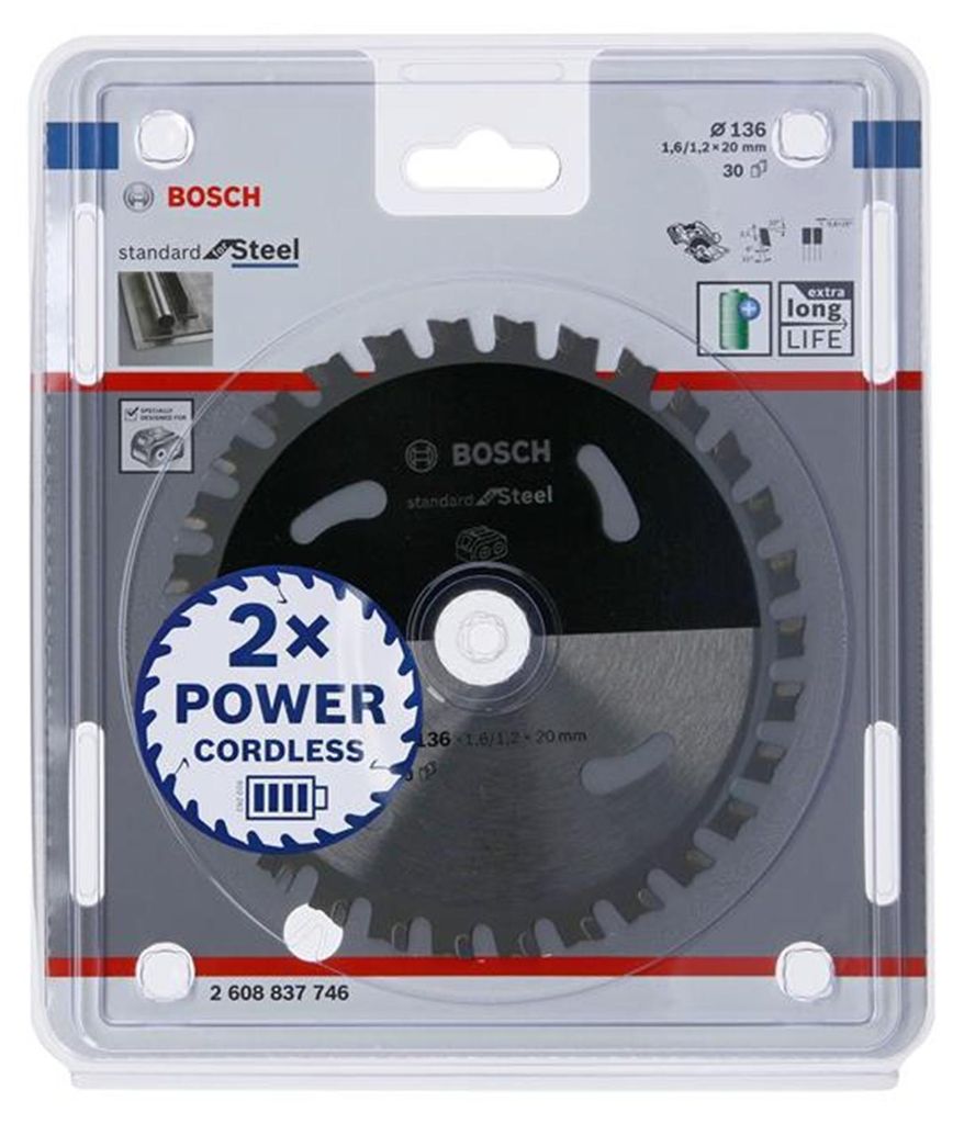 BOSCH 2608837746 BOSCH Standard for Steel Kreissägeblatt Zdjęcie produktu 
