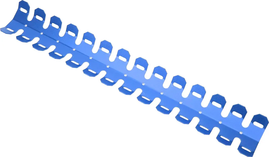 Protection anti-brûlures moto bleue en aluminium de 23,85 pouces universel