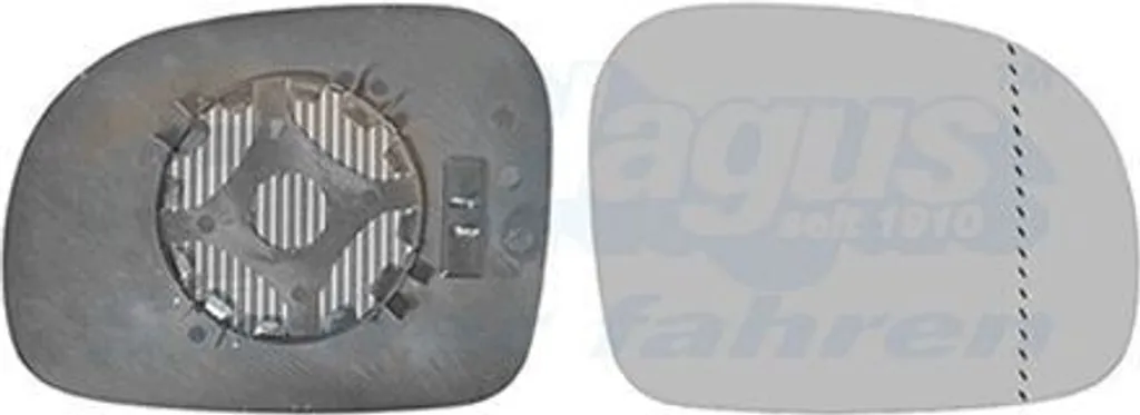 Miroir de rétroviseur extérieur droit pour MERCEDES-BENZ Viano 3080836