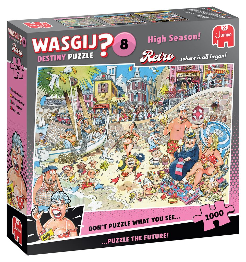 Wasgij Retro Destiny 8 - Hochsaison! (1000 Teile), 1000 Produktbild 
