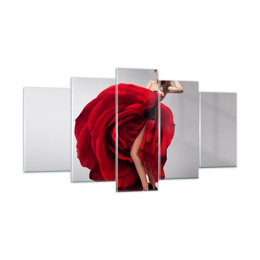 Bilder auf glas - Karneval Kleidung Kultur Tänzerin - 160x85cm - Glasbilder - Wandbilder - Kunstdruck - Wanddekoration aus Glas - Glas Bilder - Wa...