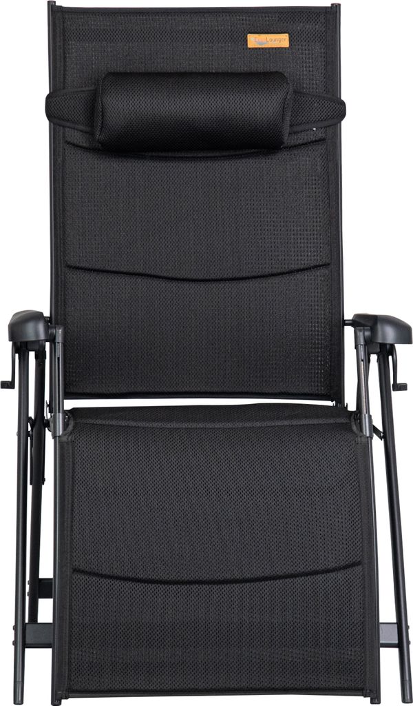 Westfield Premium-ErgoLounger schwarz belastbar bis 140kg