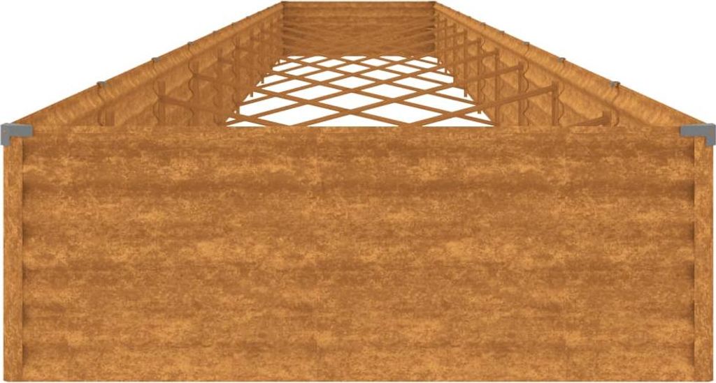 vidaXL Hochbeet 960x100x36 cm Cortenstahl