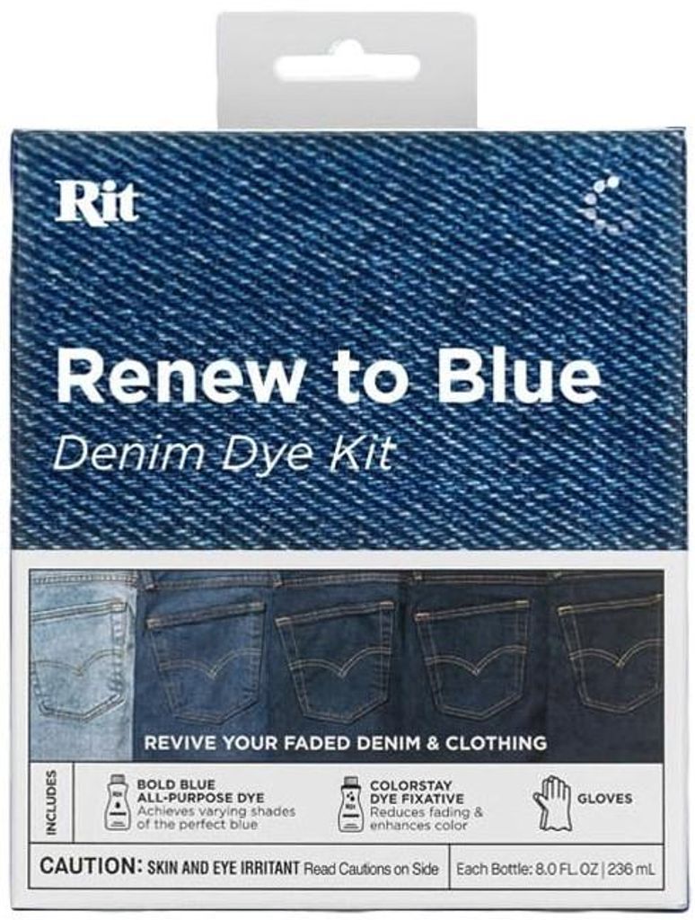 Rit Textilfarbe Set Denim Blau - Kleidung färben und Produktbild 