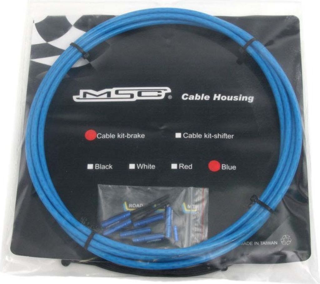 Msc Aramidic Bremskabel-kit 3 M Blau 5 mm Blau 5 mm