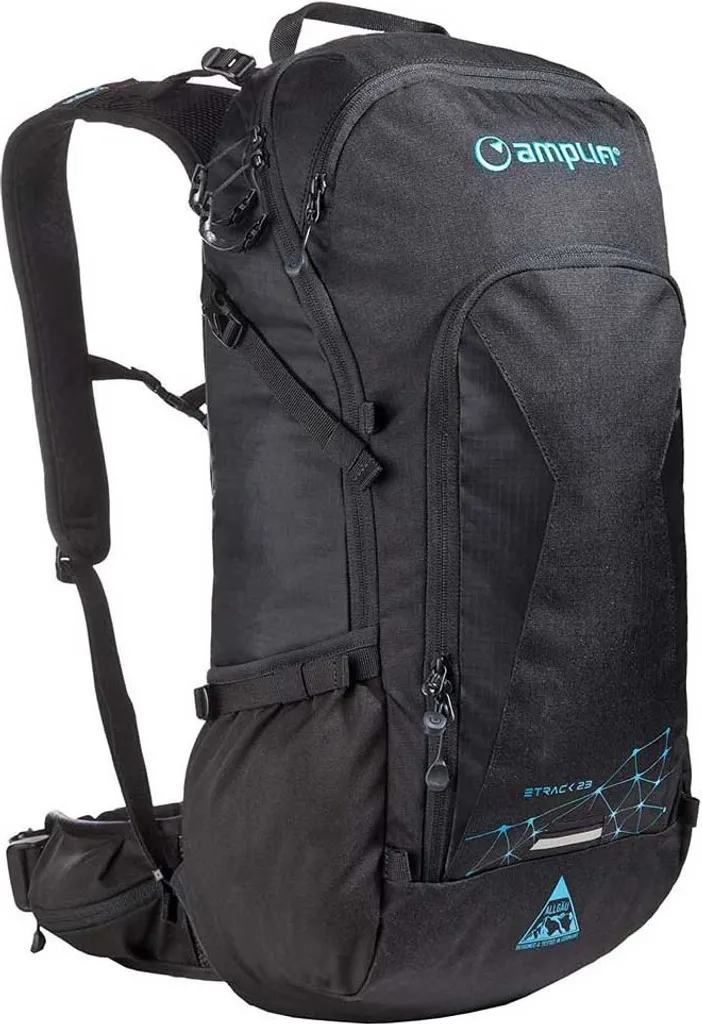 Amplifi Etrack 23L Sac à Dos Noir M-L avec Protection Dorsale SAS-TEC